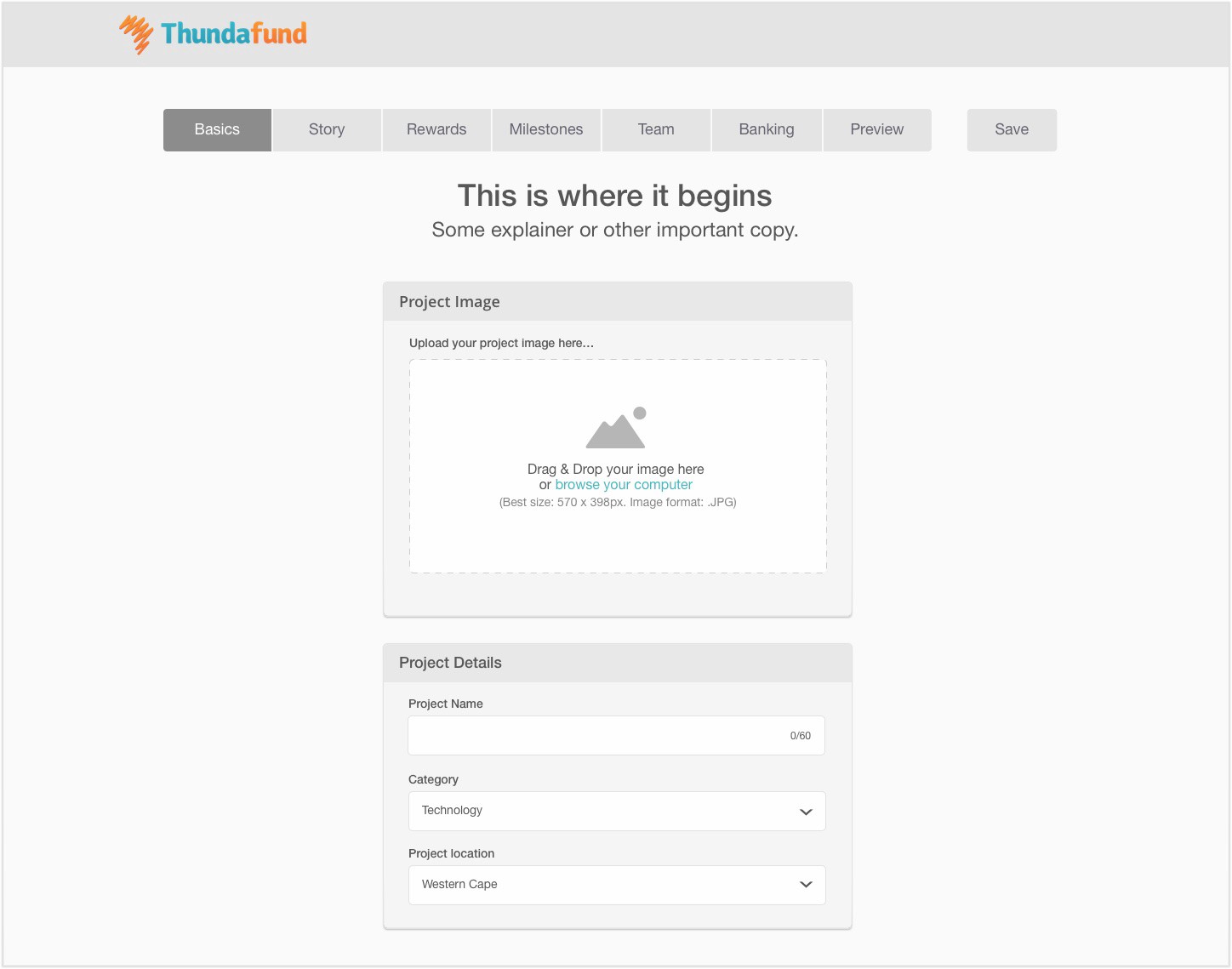 We ended up using a single column layout to simplify things